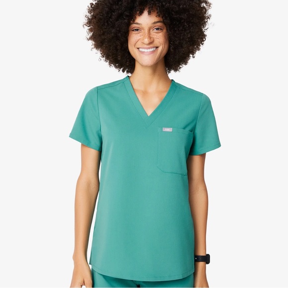 Figs Tops - Marine Catarina One Pocket Scrub Top